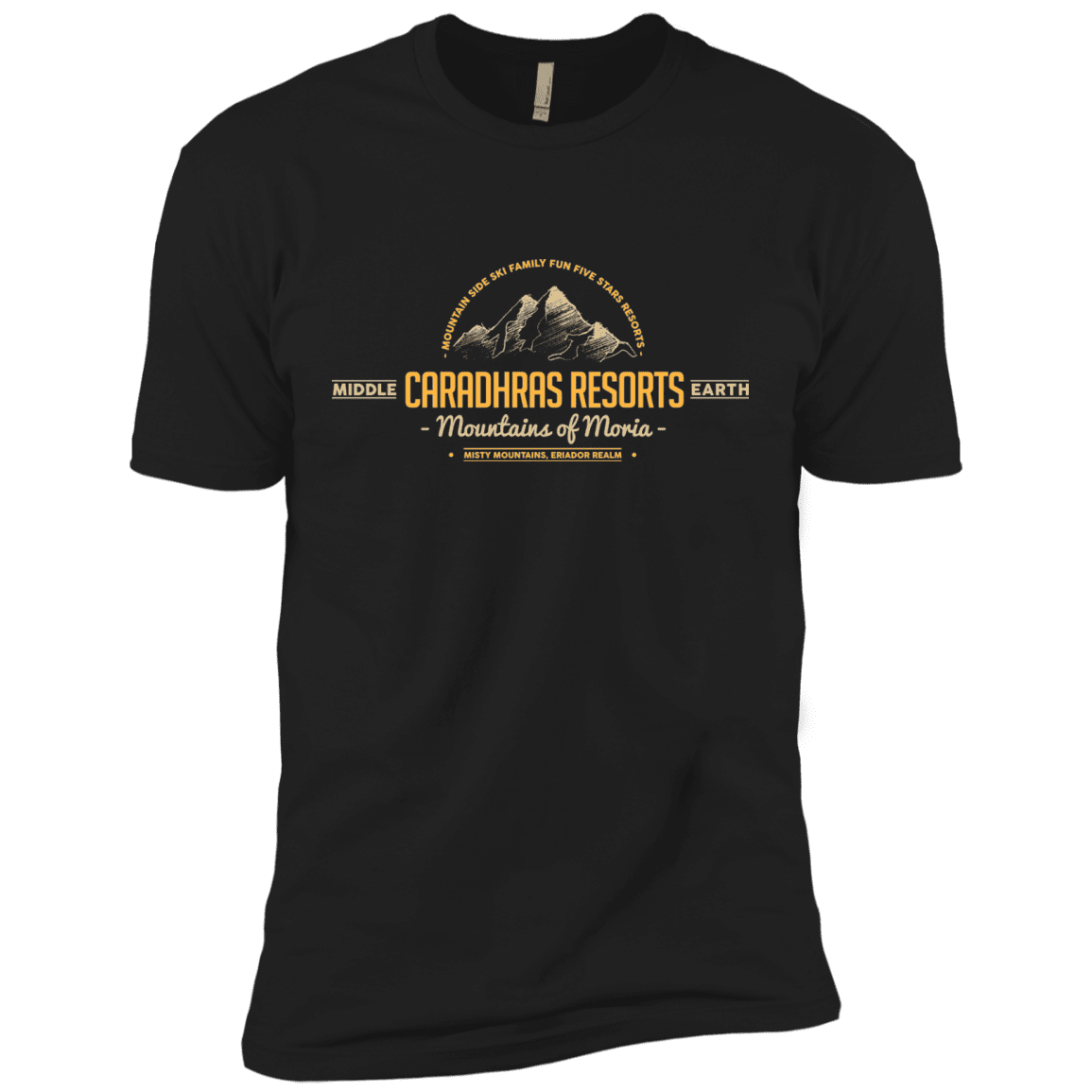 T-Shirts Black / X-Small Caradhras Resorts Men's Premium T-Shirt