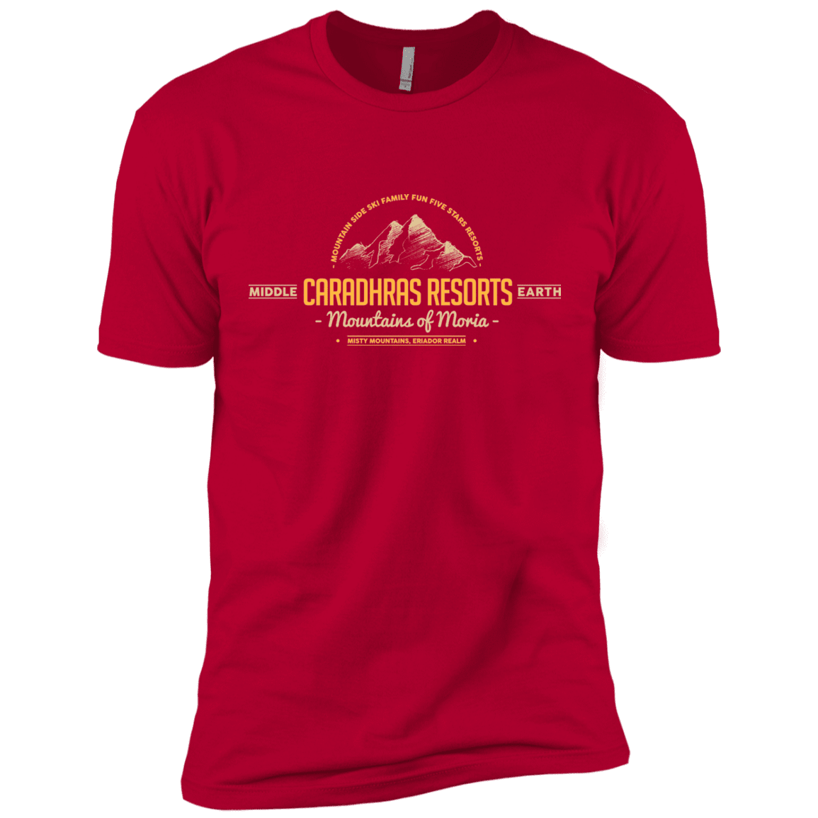 T-Shirts Red / X-Small Caradhras Resorts Men's Premium T-Shirt