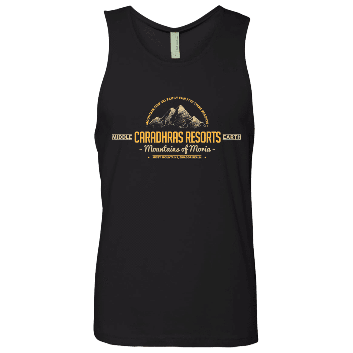 T-Shirts Black / Small Caradhras Resorts Men's Premium Tank Top