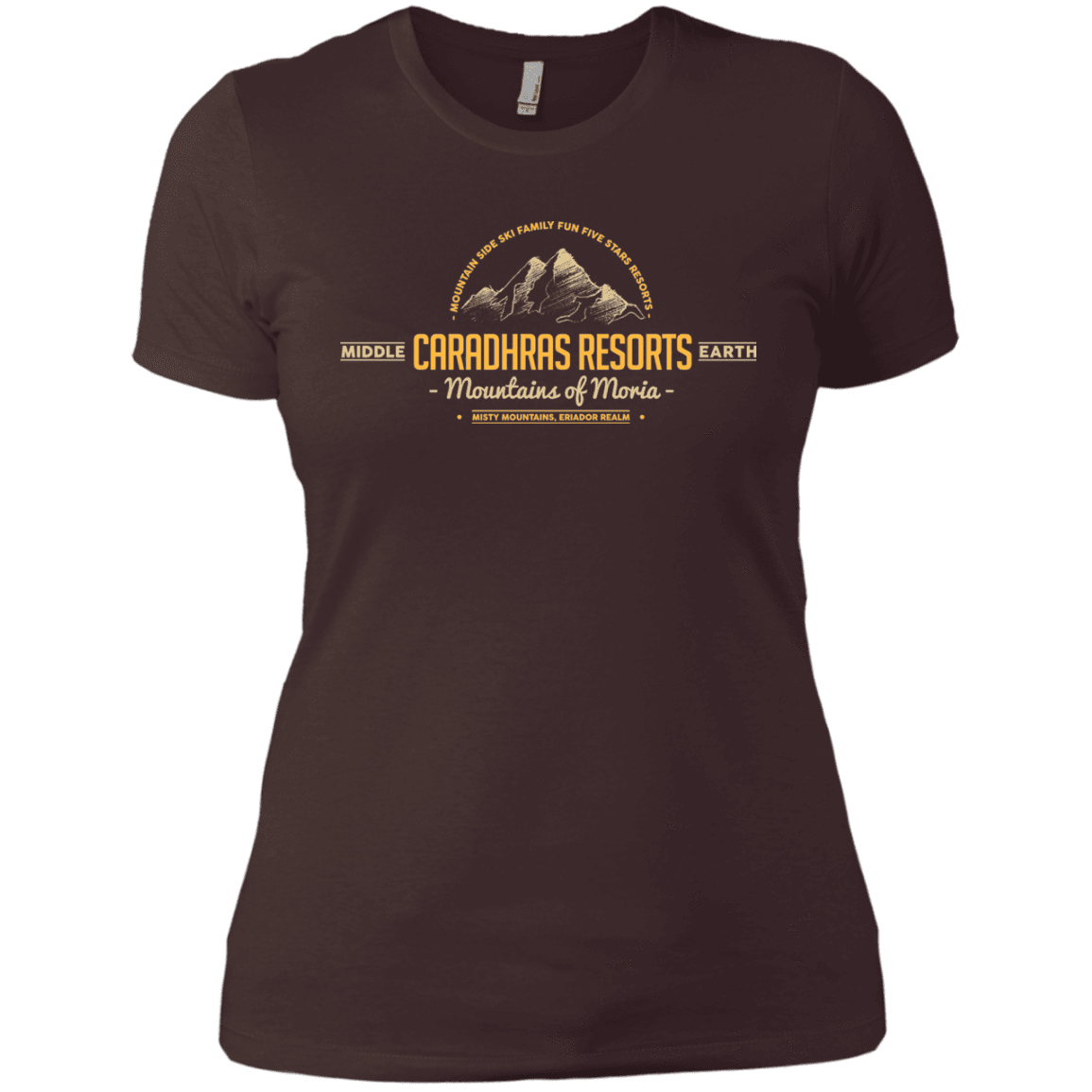 T-Shirts Dark Chocolate / X-Small Caradhras Resorts Women's Premium T-Shirt