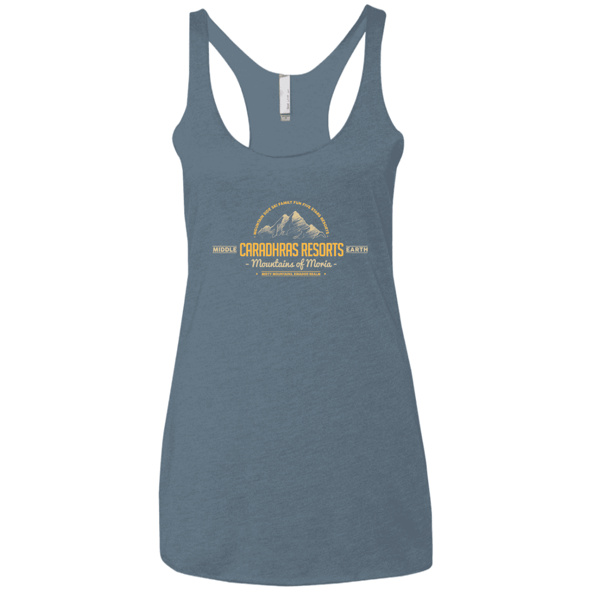 T-Shirts Indigo / X-Small Caradhras Resorts Women's Triblend Racerback Tank