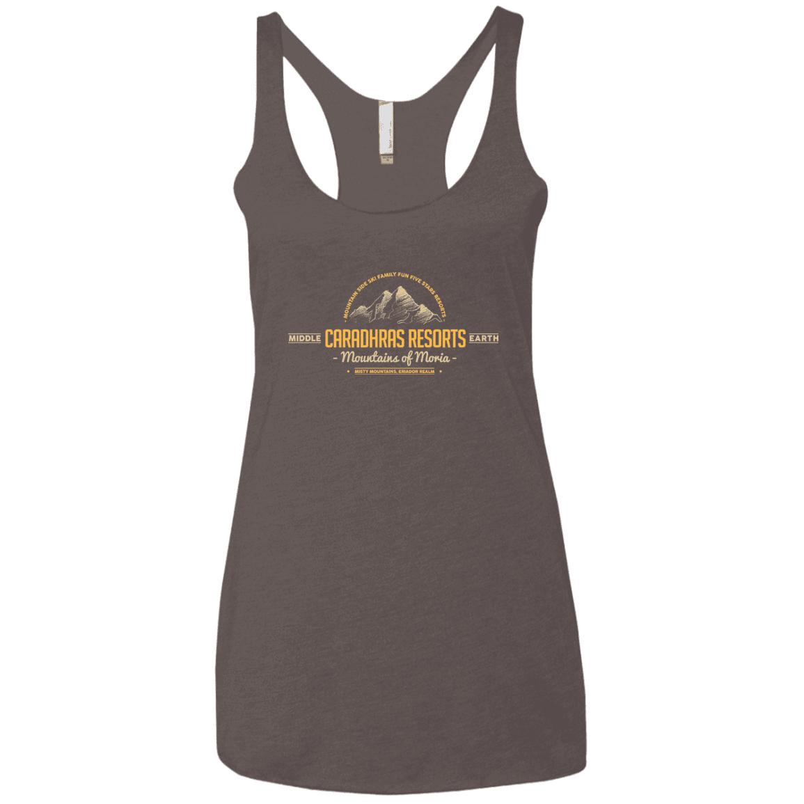 T-Shirts Macchiato / X-Small Caradhras Resorts Women's Triblend Racerback Tank