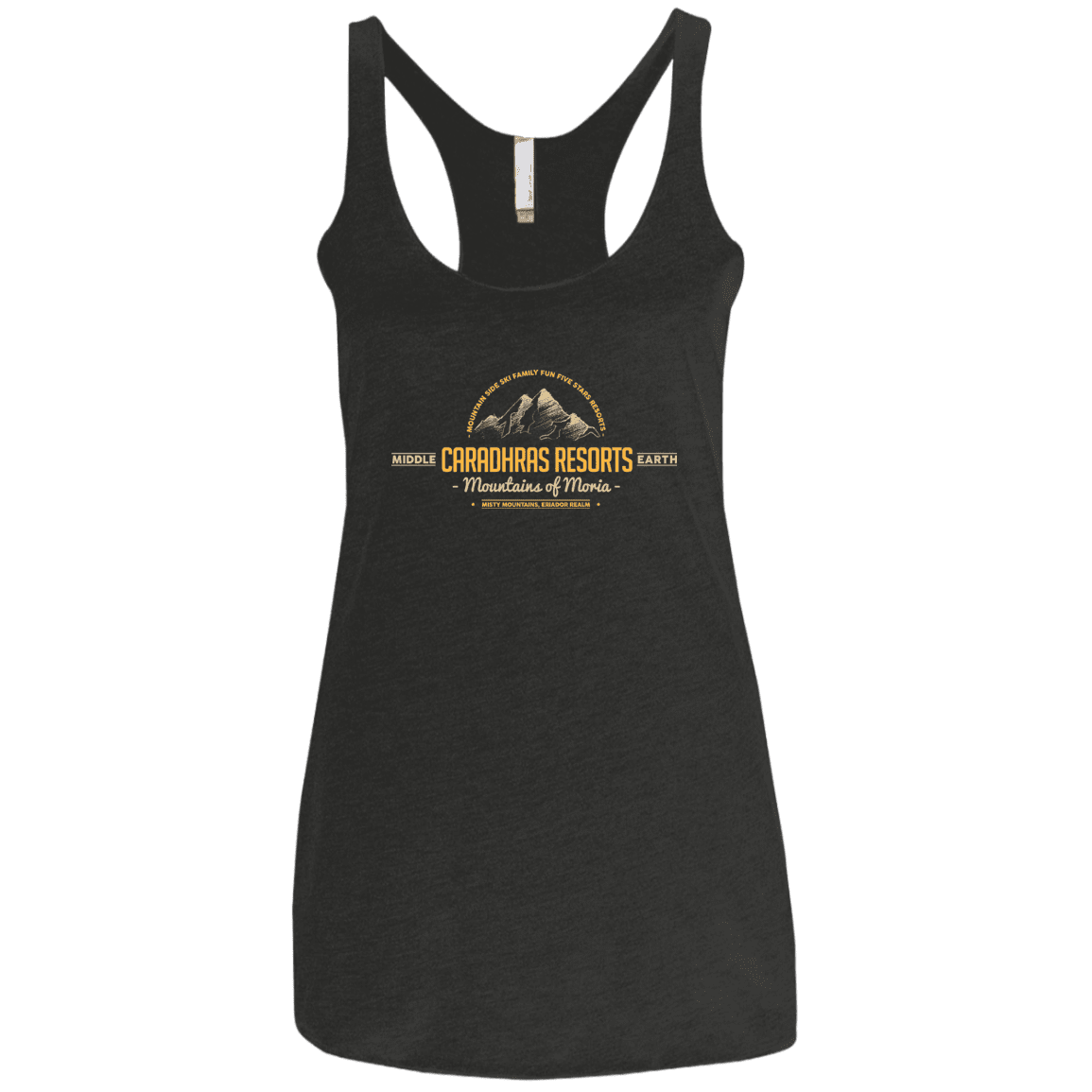 T-Shirts Vintage Black / X-Small Caradhras Resorts Women's Triblend Racerback Tank