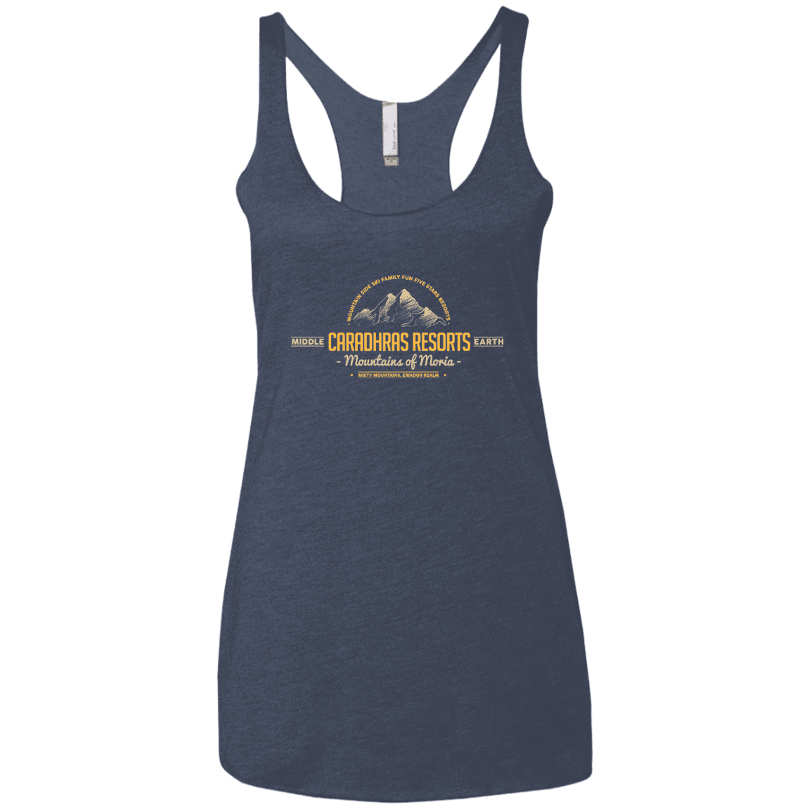 T-Shirts Vintage Navy / X-Small Caradhras Resorts Women's Triblend Racerback Tank