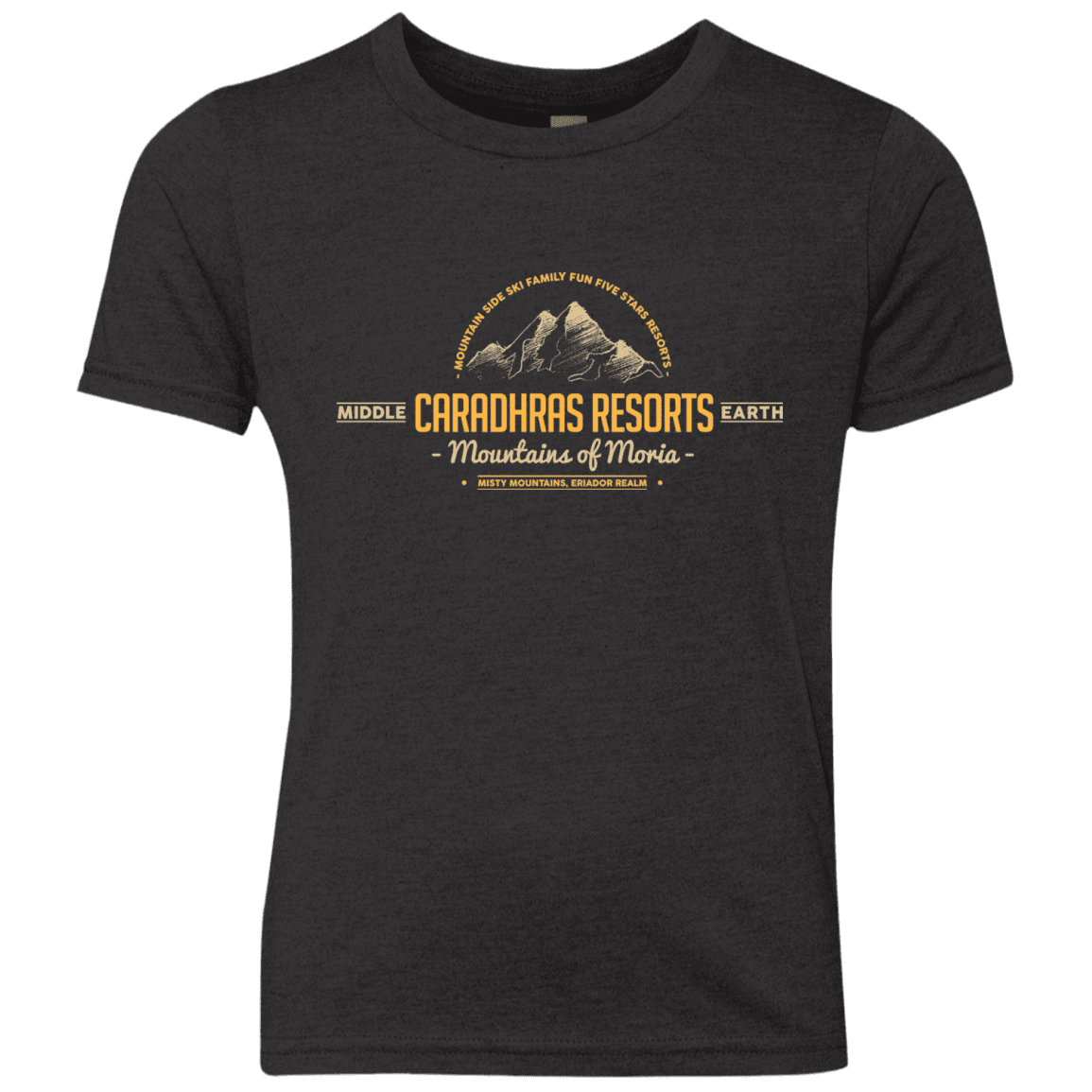 T-Shirts Vintage Black / YXS Caradhras Resorts Youth Triblend T-Shirt