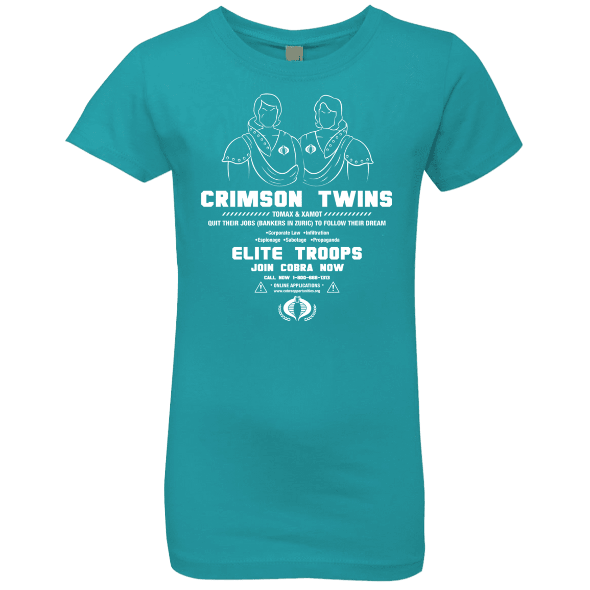 T-Shirts Tahiti Blue / YXS Career Opportunities Girls Premium T-Shirt