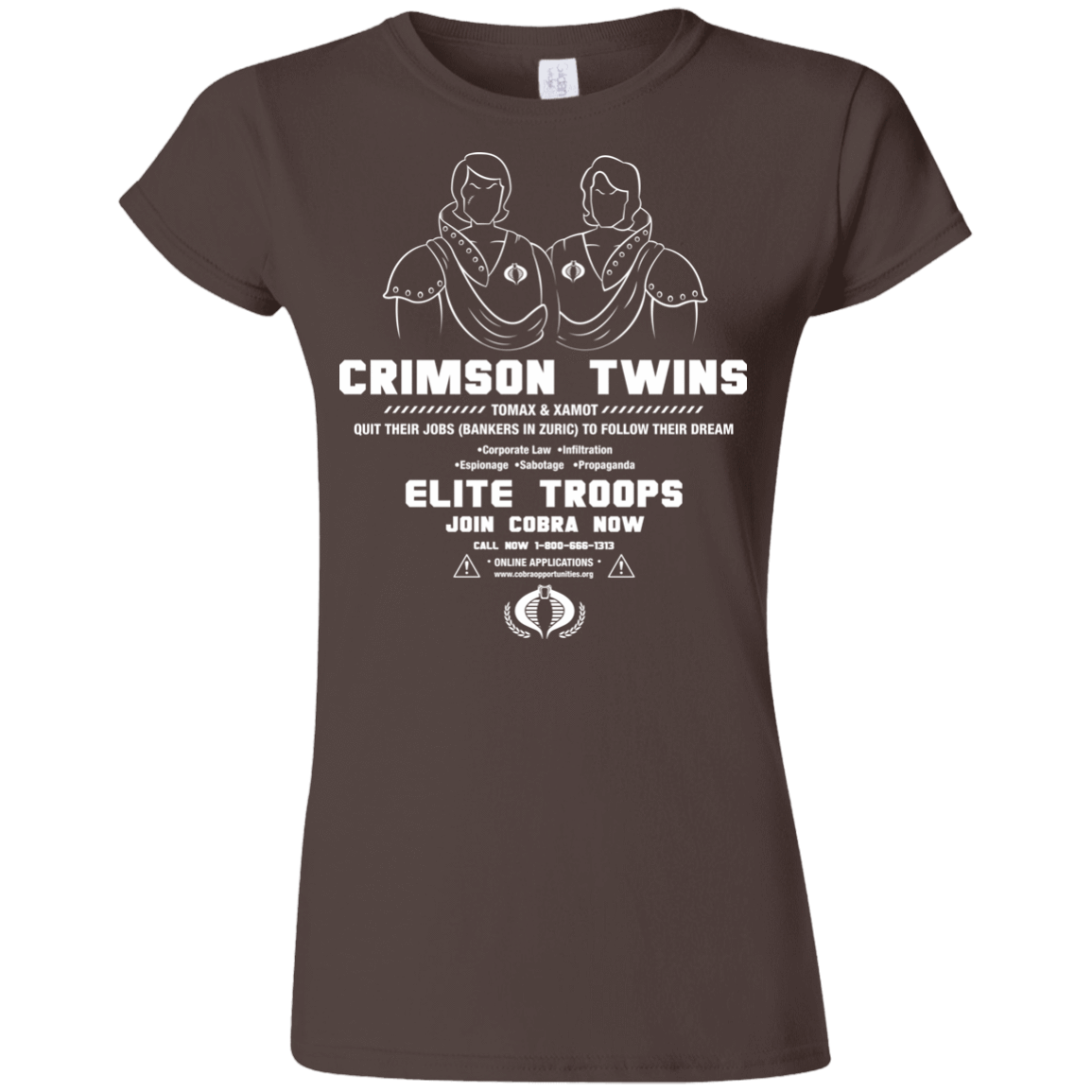 T-Shirts Dark Chocolate / S Career Opportunities Junior Slimmer-Fit T-Shirt