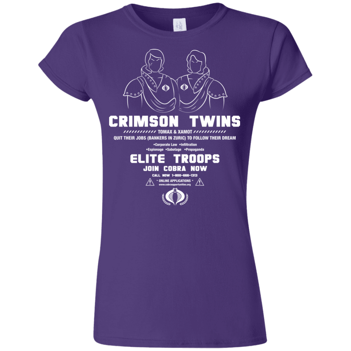 T-Shirts Purple / S Career Opportunities Junior Slimmer-Fit T-Shirt