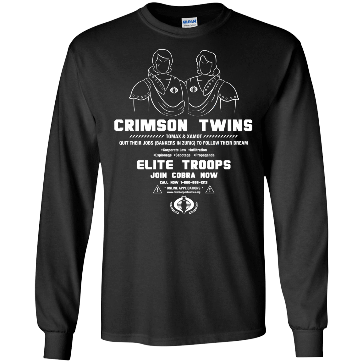 T-Shirts Black / S Career Opportunities Men's Long Sleeve T-Shirt