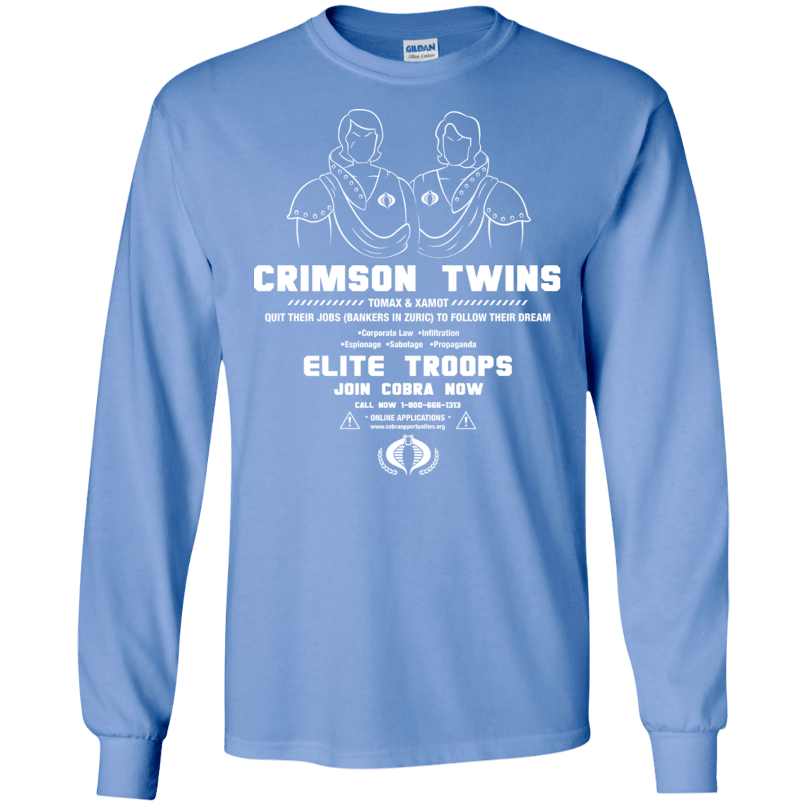 T-Shirts Carolina Blue / S Career Opportunities Men's Long Sleeve T-Shirt