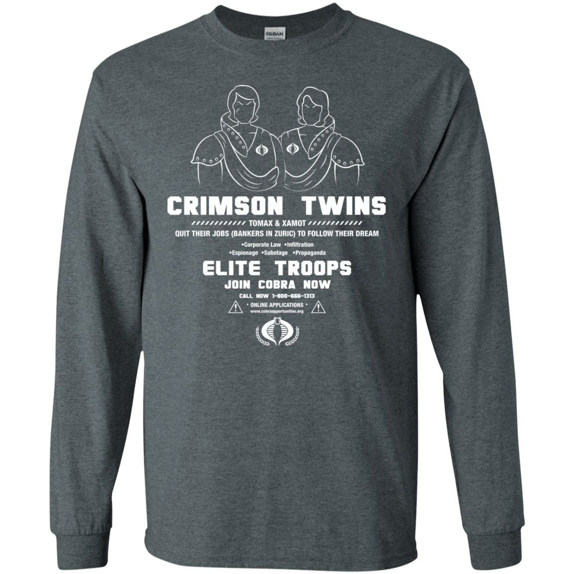 T-Shirts Dark Heather / S Career Opportunities Men's Long Sleeve T-Shirt