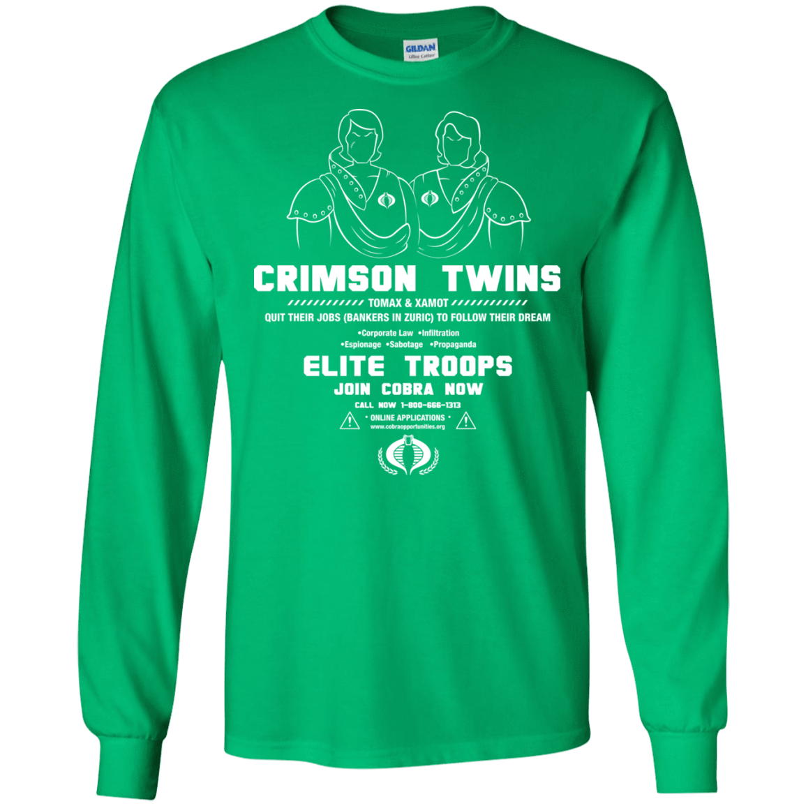 T-Shirts Irish Green / S Career Opportunities Men's Long Sleeve T-Shirt