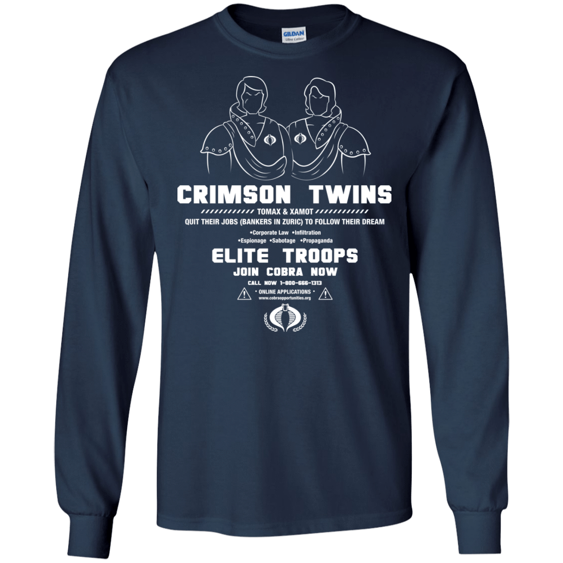 T-Shirts Navy / S Career Opportunities Men's Long Sleeve T-Shirt