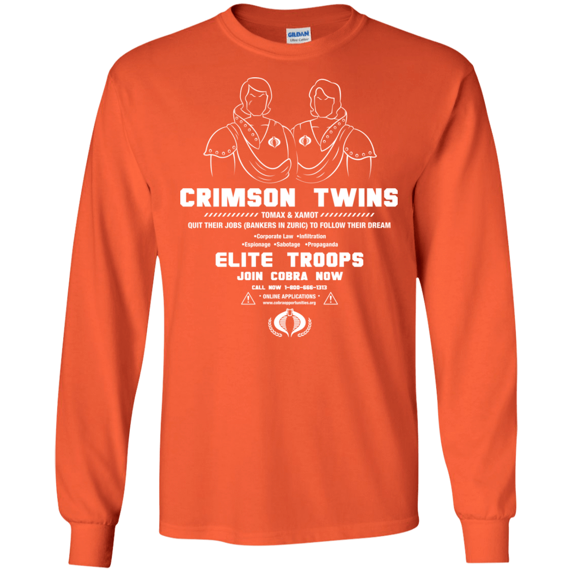 T-Shirts Orange / S Career Opportunities Men's Long Sleeve T-Shirt