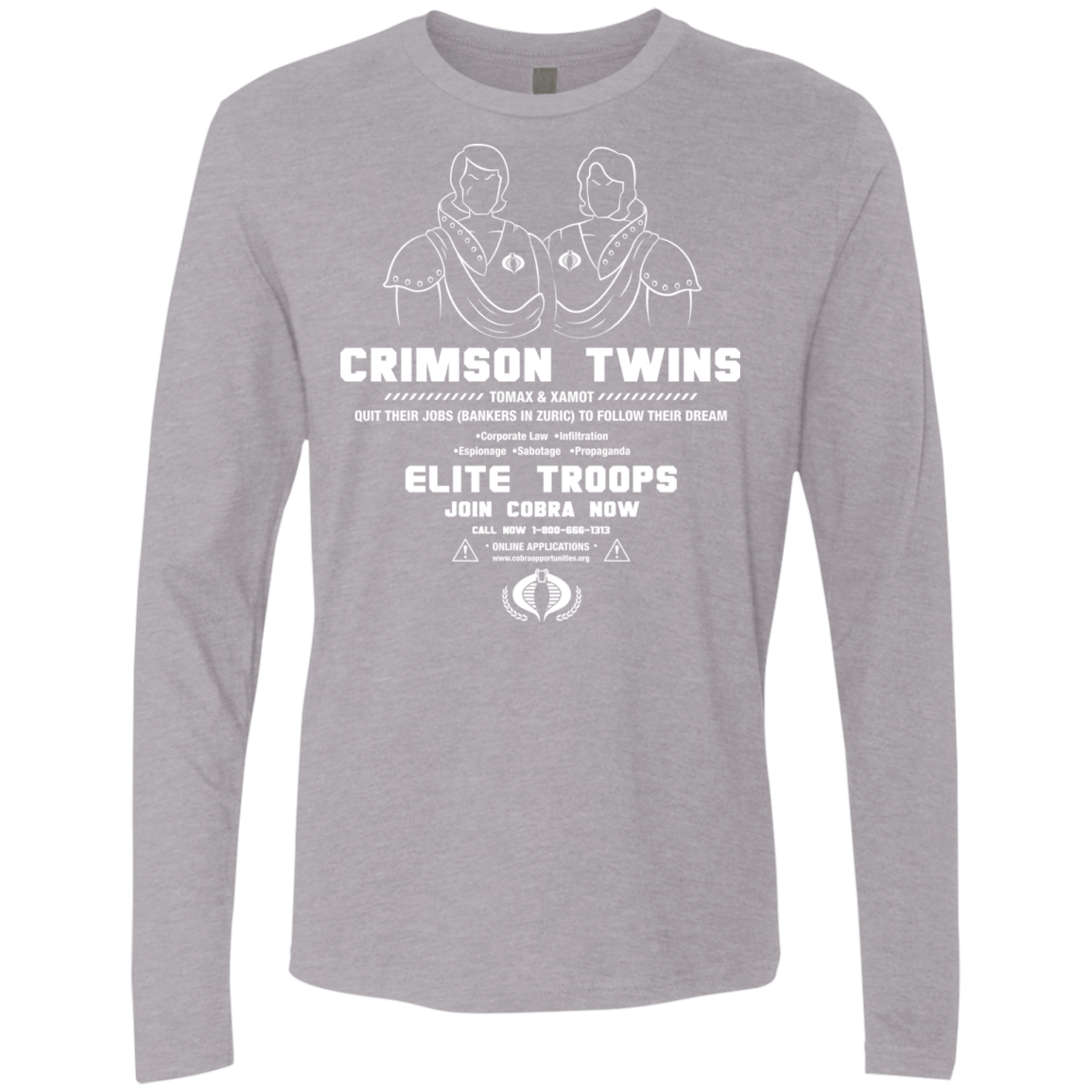 T-Shirts Heather Grey / S Career Opportunities Men's Premium Long Sleeve