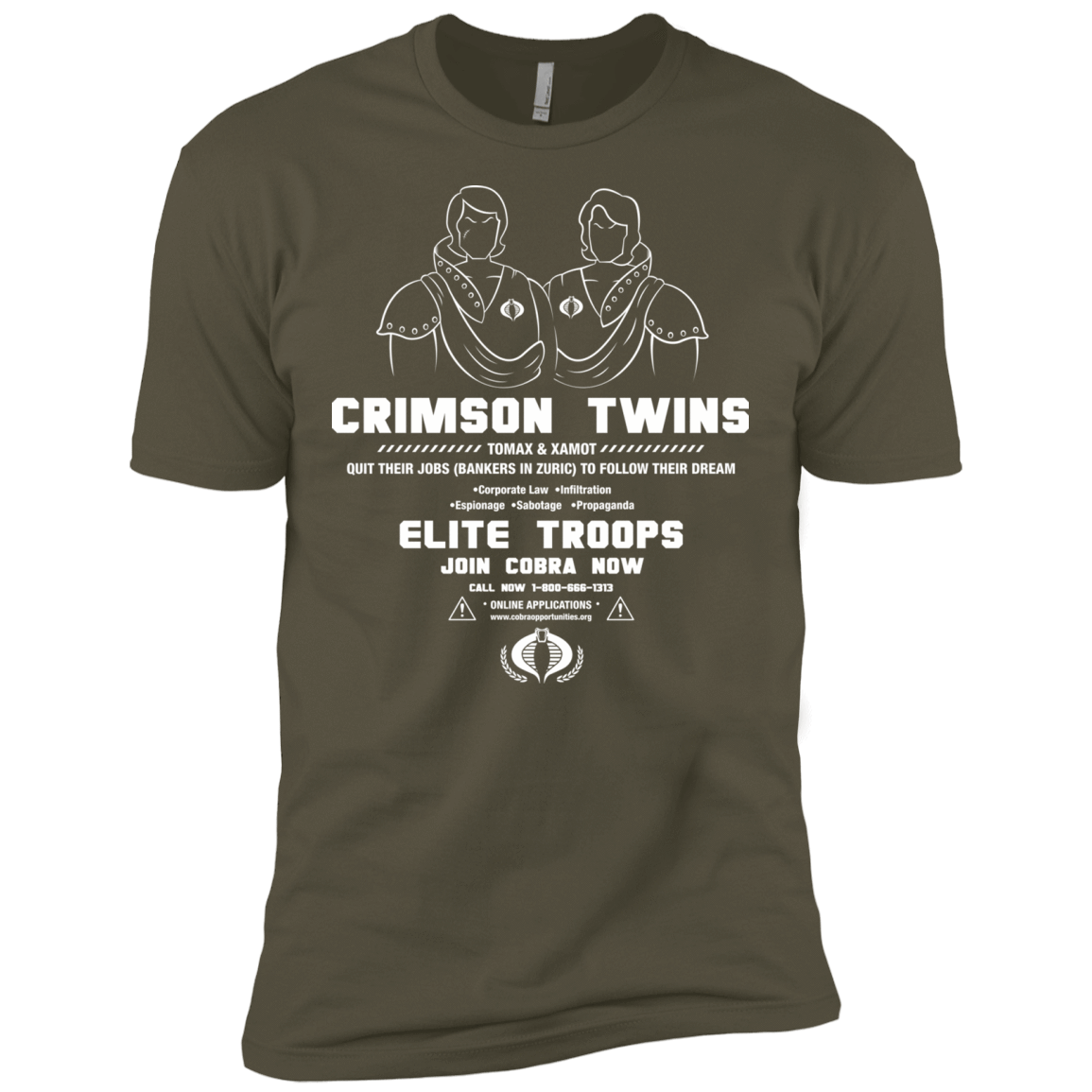 T-Shirts Military Green / X-Small Career Opportunities Men's Premium T-Shirt