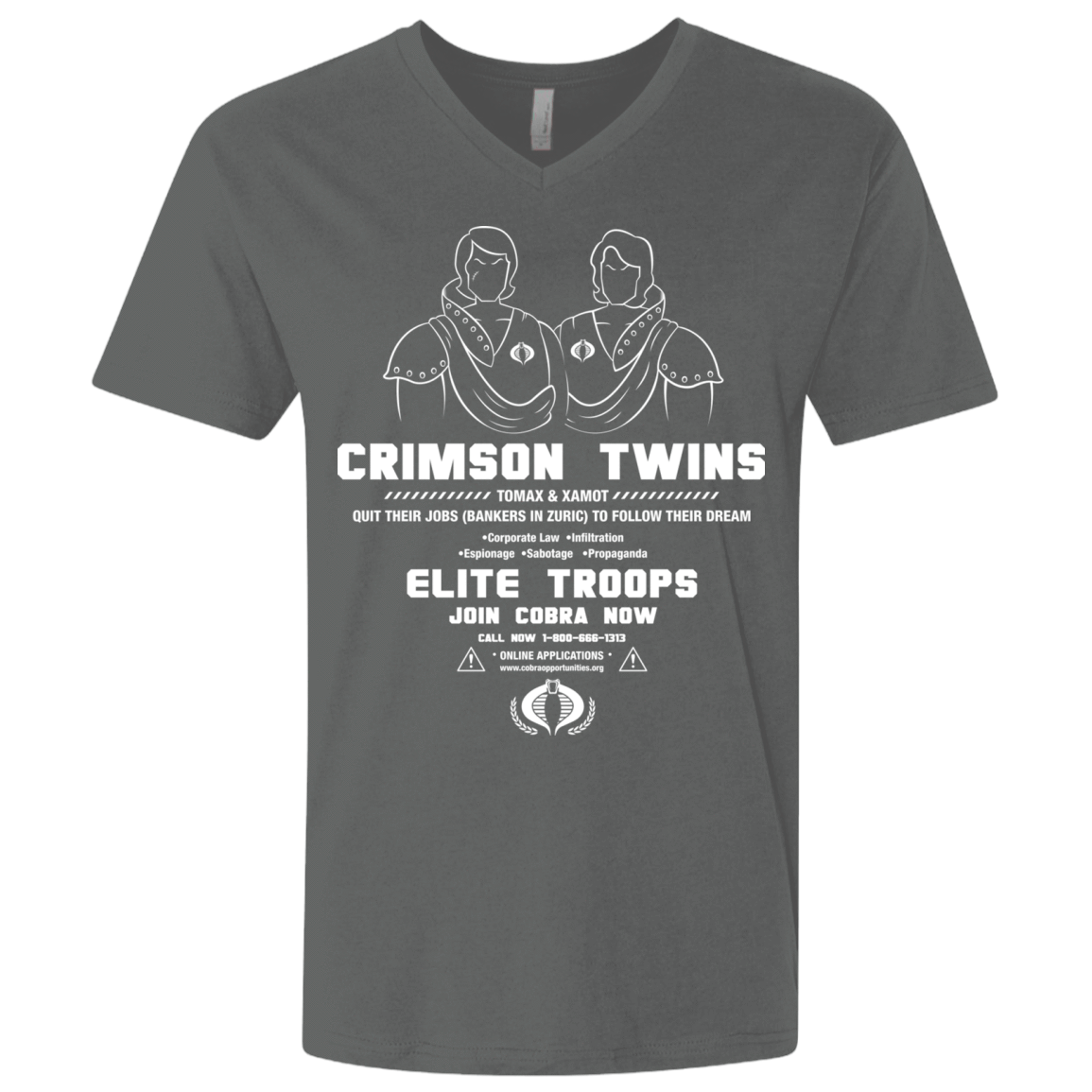 T-Shirts Heavy Metal / X-Small Career Opportunities Men's Premium V-Neck