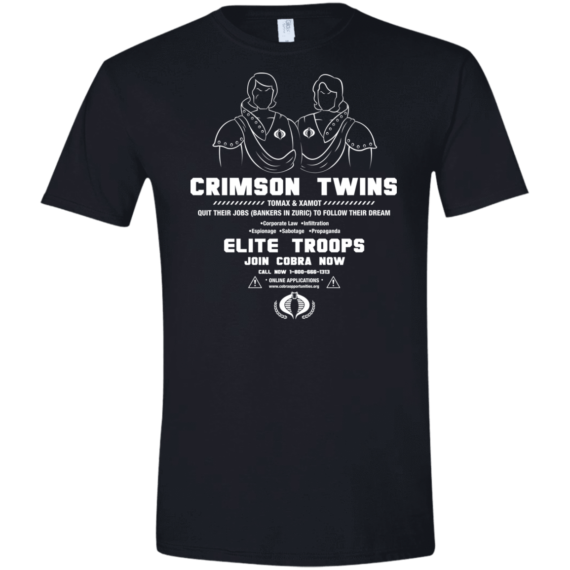 T-Shirts Black / X-Small Career Opportunities Men's Semi-Fitted Softstyle