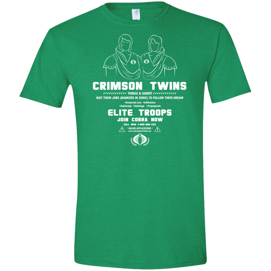 T-Shirts Heather Irish Green / S Career Opportunities Men's Semi-Fitted Softstyle