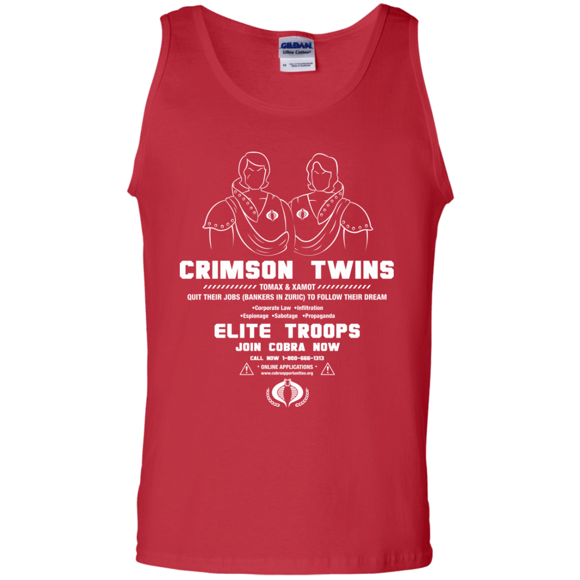 T-Shirts Red / S Career Opportunities Men's Tank Top