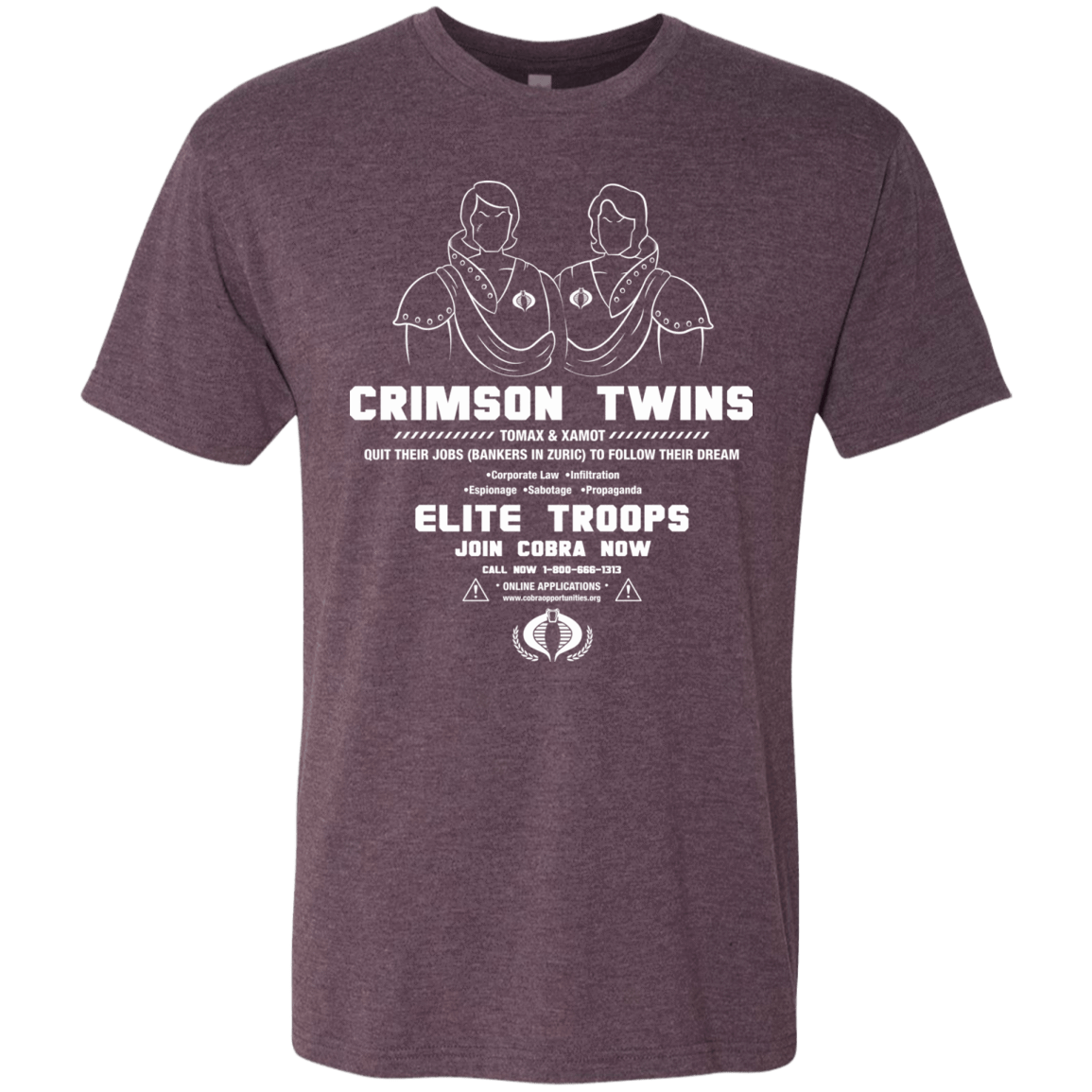 T-Shirts Vintage Purple / S Career Opportunities Men's Triblend T-Shirt