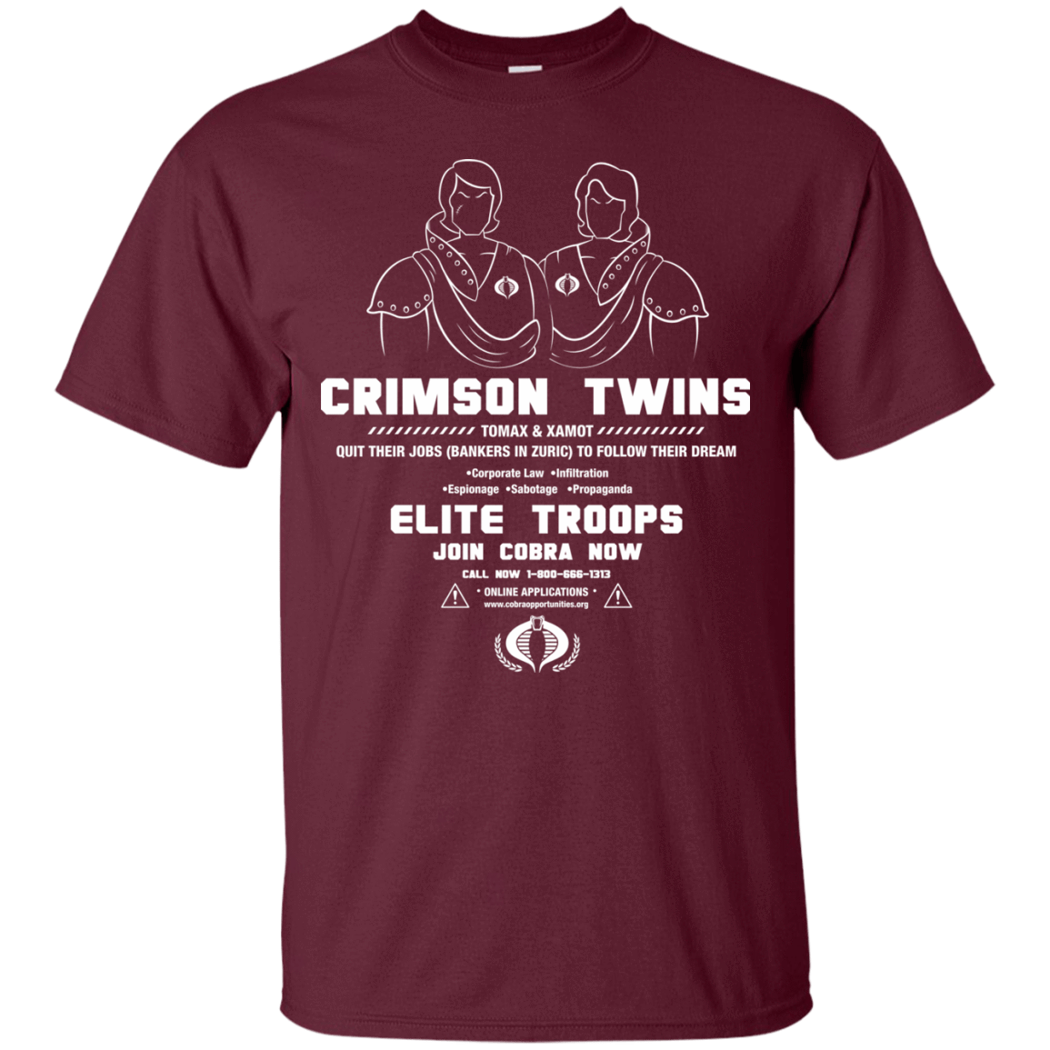 T-Shirts Maroon / S Career Opportunities T-Shirt