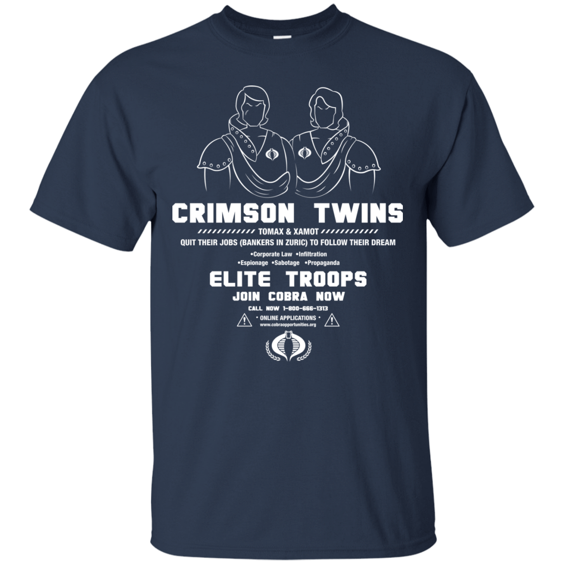 T-Shirts Navy / S Career Opportunities T-Shirt