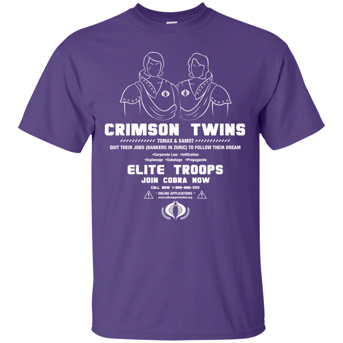 T-Shirts Purple / S Career Opportunities T-Shirt
