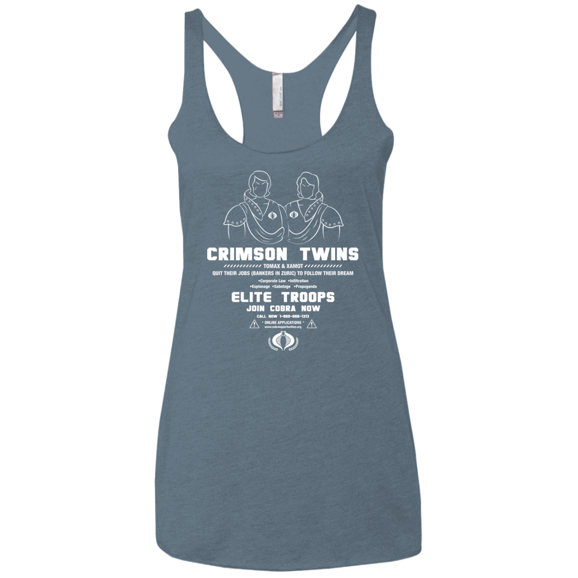 T-Shirts Indigo / X-Small Career Opportunities Women's Triblend Racerback Tank