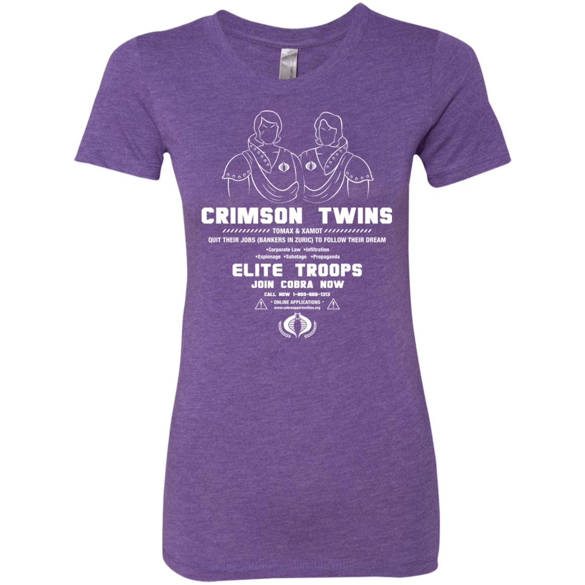 T-Shirts Purple Rush / S Career Opportunities Women's Triblend T-Shirt