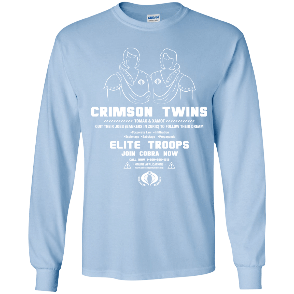 T-Shirts Light Blue / YS Career Opportunities Youth Long Sleeve T-Shirt