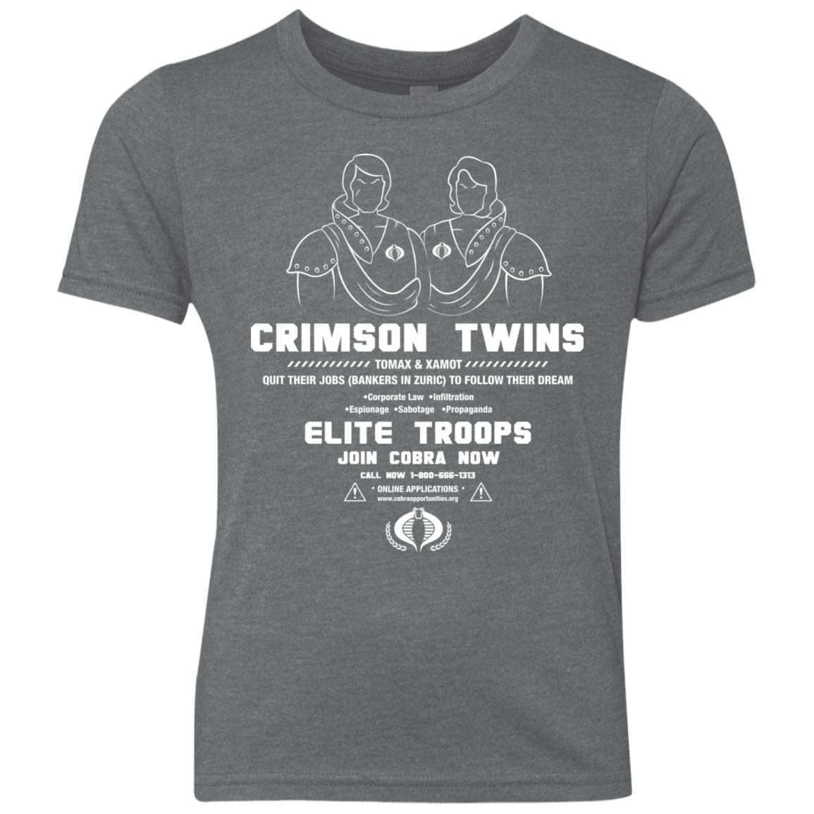 T-Shirts Premium Heather / YXS Career Opportunities Youth Triblend T-Shirt