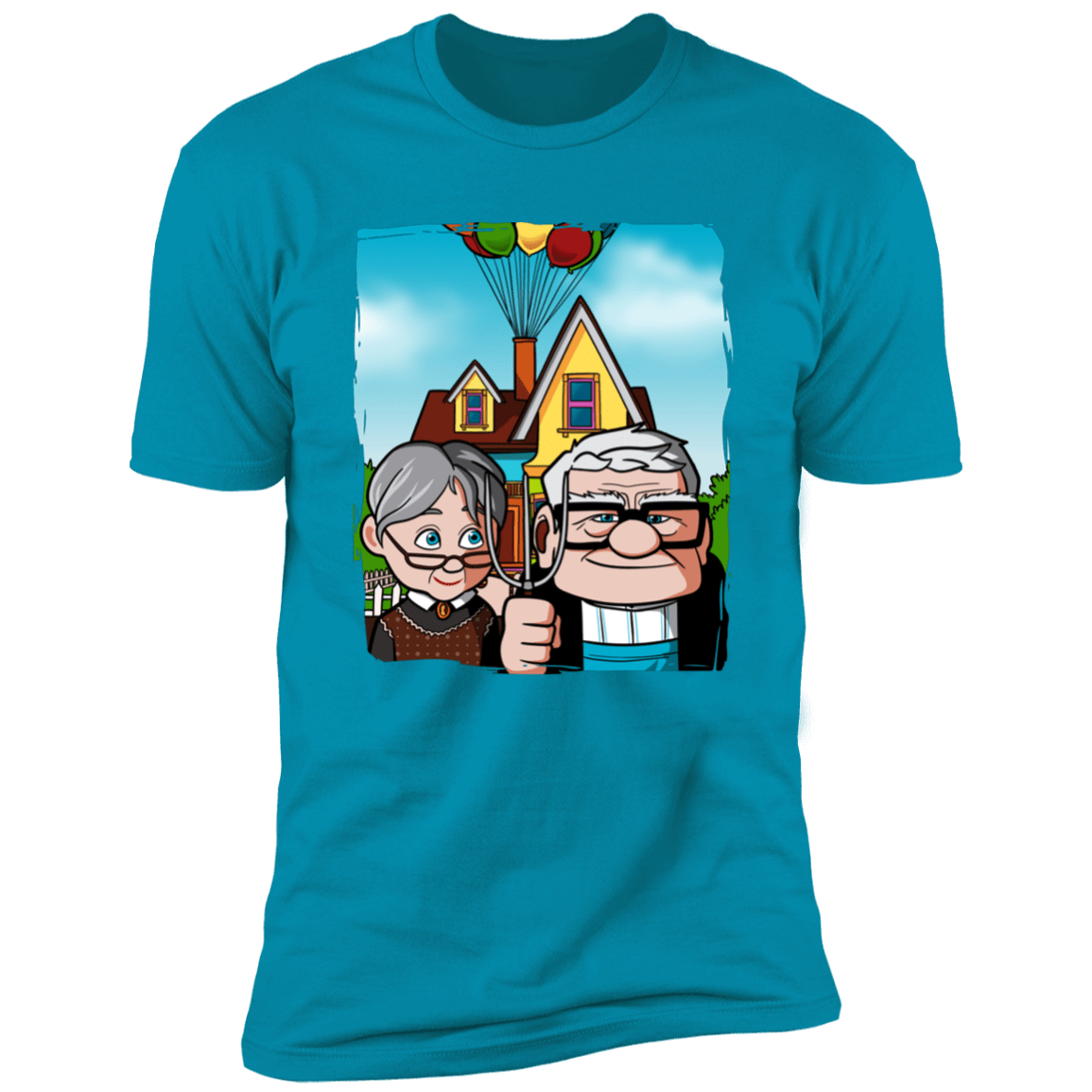 T-Shirts Turquoise / S Carl and Ellie Men's Premium T-Shirt