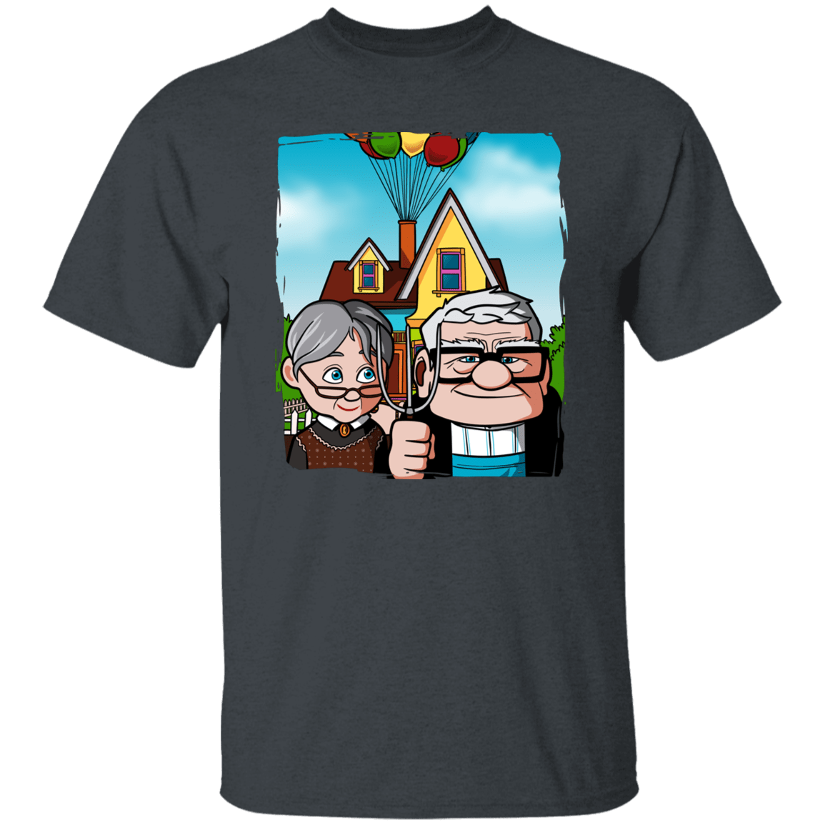 T-Shirts Dark Heather / S Carl and Ellie T-Shirt