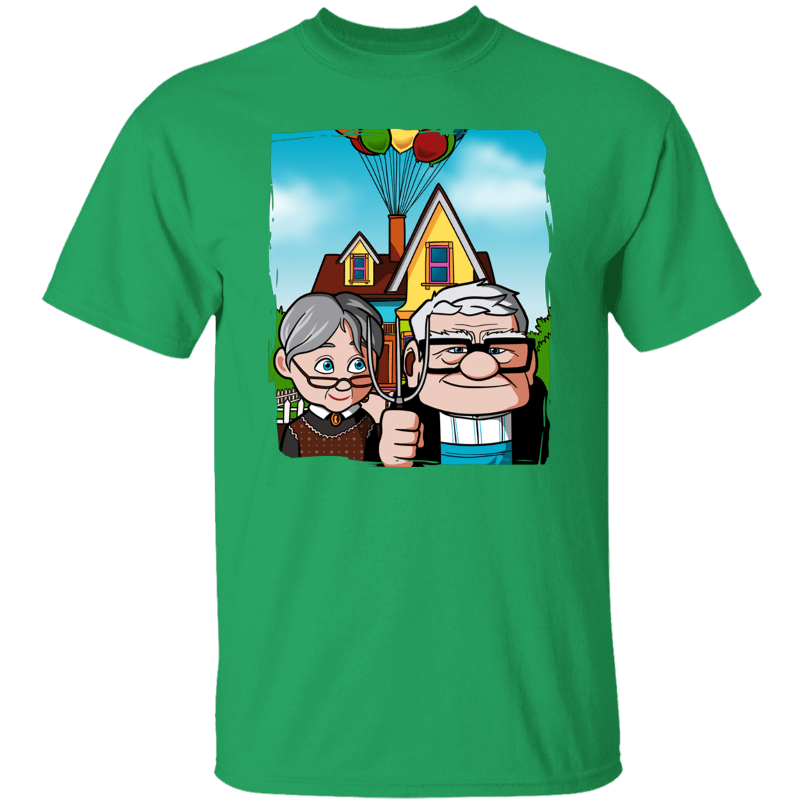 T-Shirts Irish Green / S Carl and Ellie T-Shirt