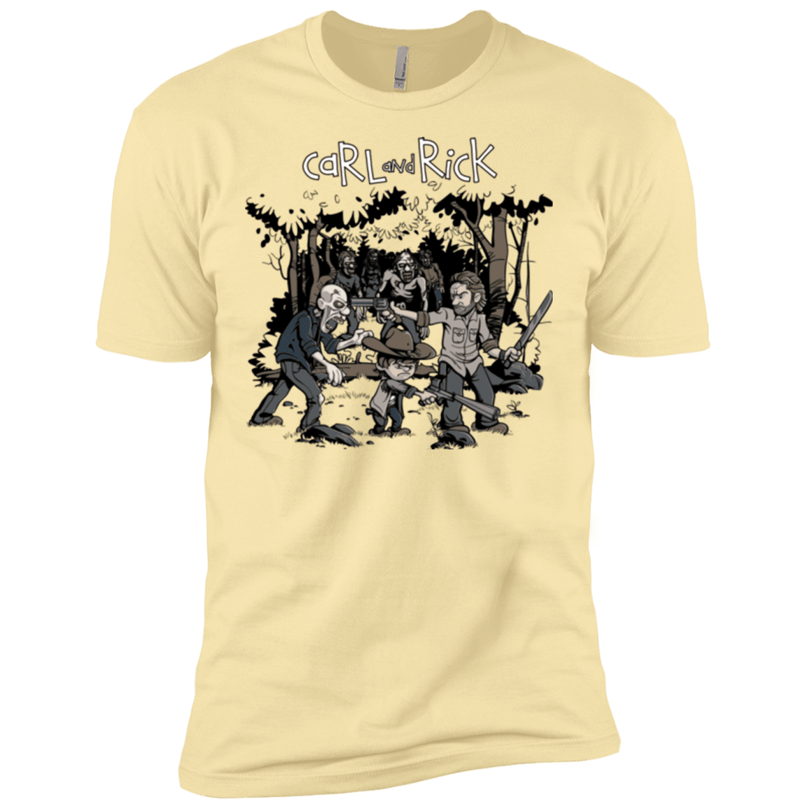 T-Shirts Banana Cream / X-Small Carl & Rick Men's Premium T-Shirt