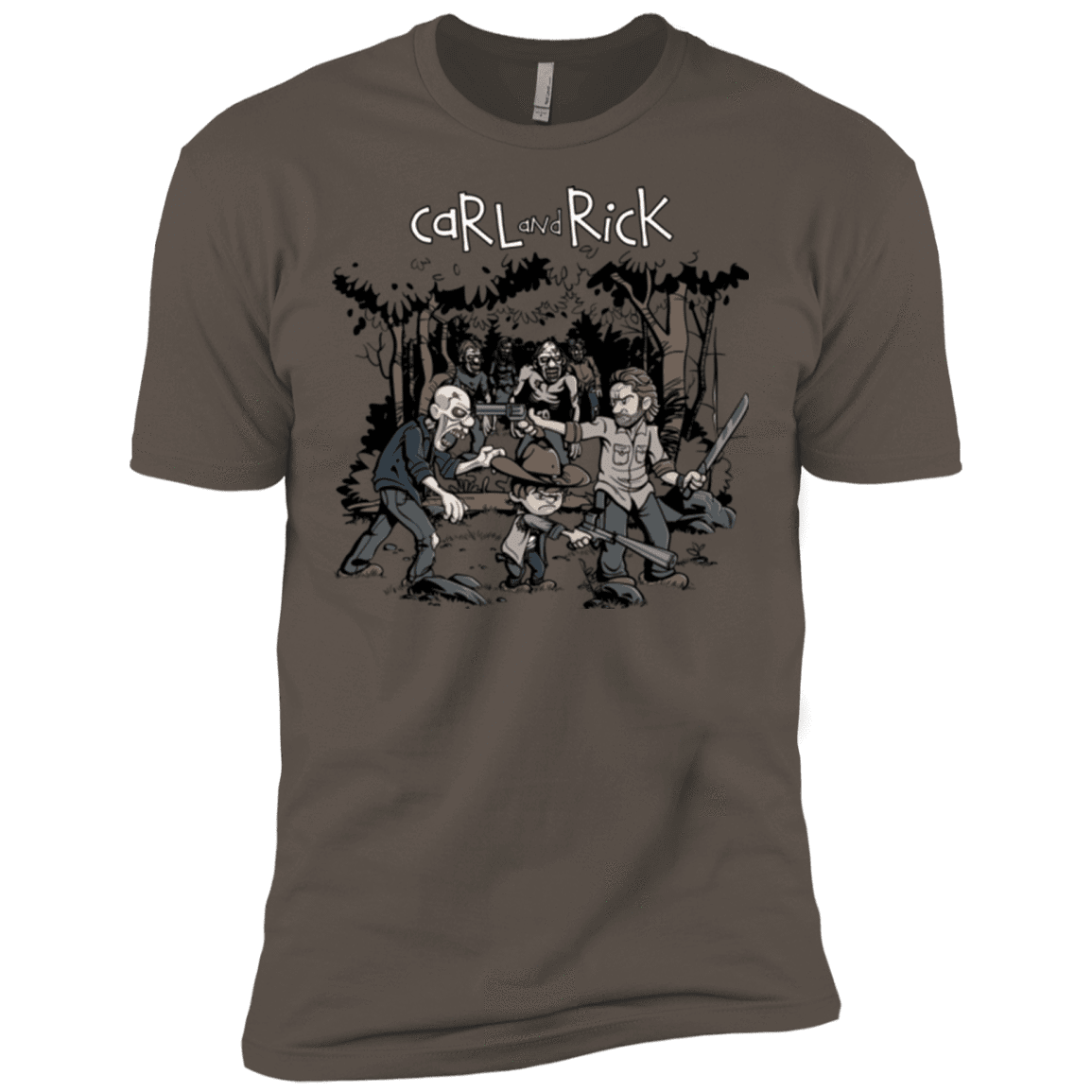 T-Shirts Warm Grey / X-Small Carl & Rick Men's Premium T-Shirt