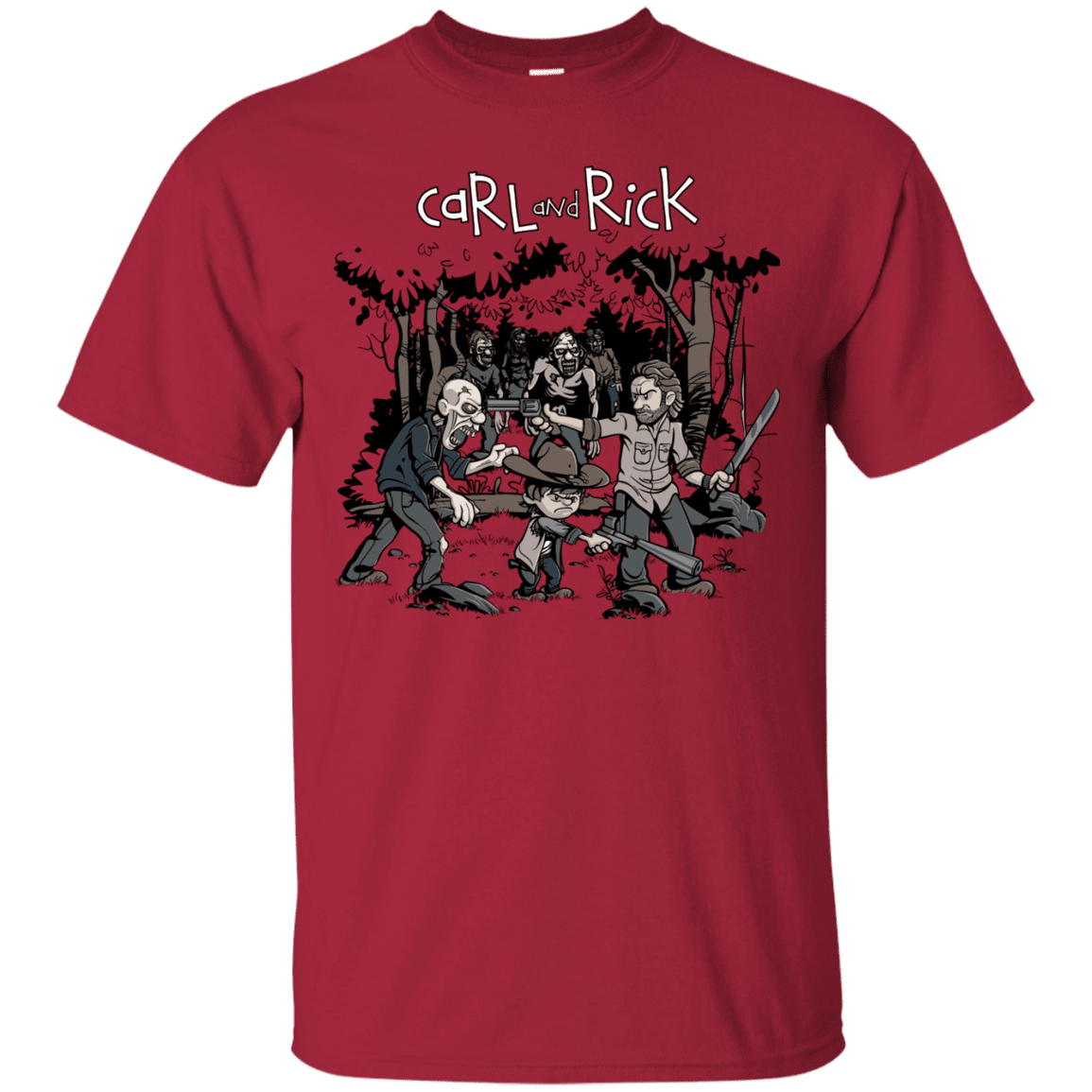 T-Shirts Cardinal / Small Carl & Rick T-Shirt