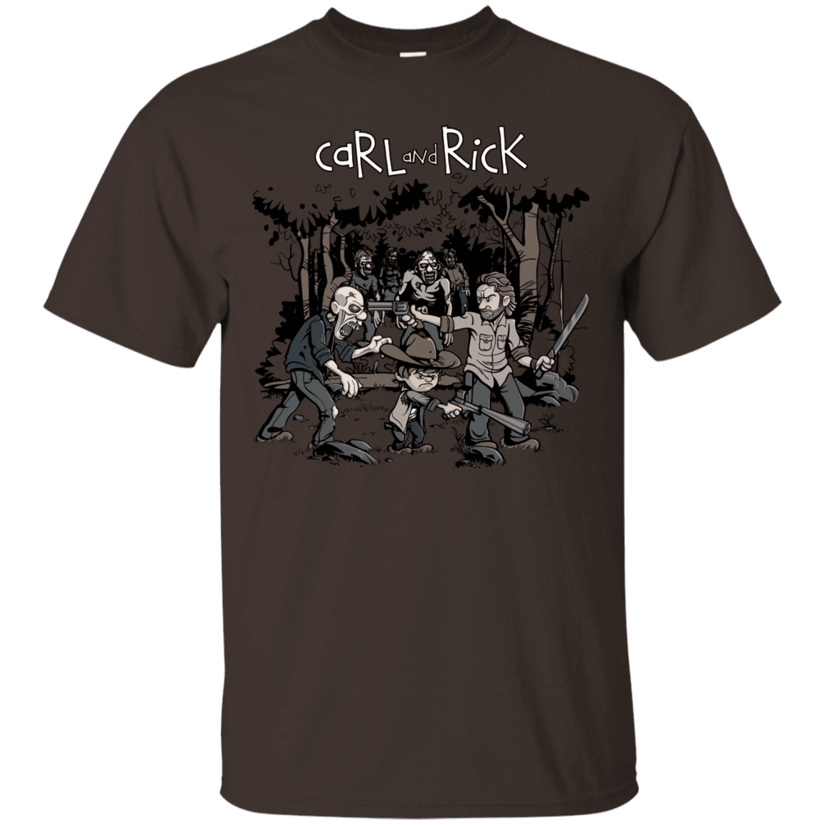 T-Shirts Dark Chocolate / Small Carl & Rick T-Shirt