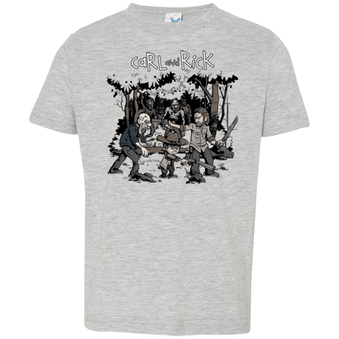 T-Shirts Heather / 2T Carl & Rick Toddler Premium T-Shirt