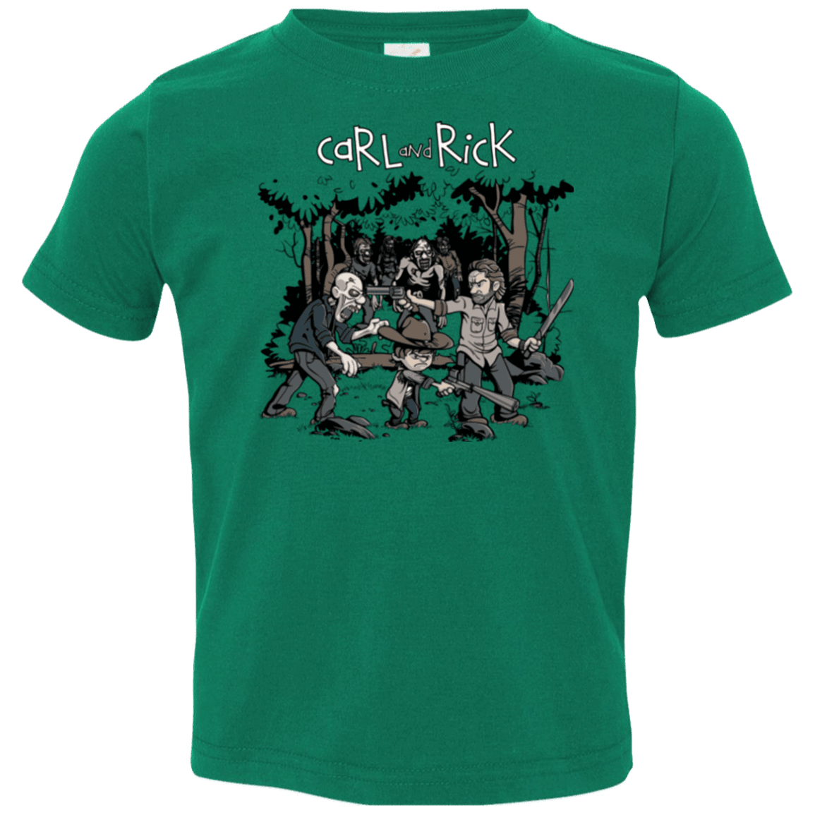 T-Shirts Kelly / 2T Carl & Rick Toddler Premium T-Shirt