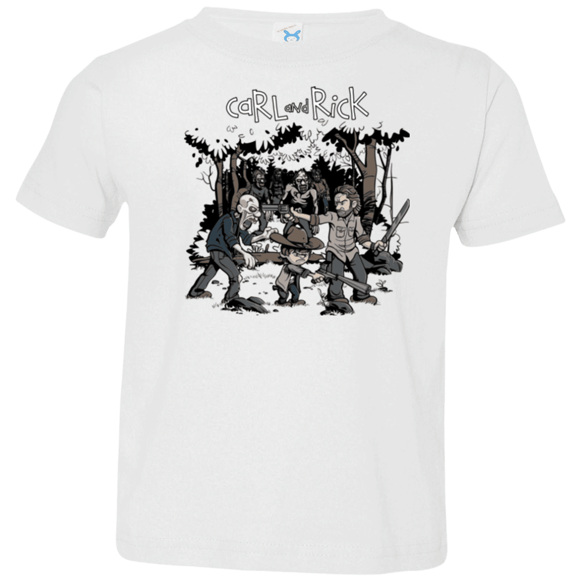 T-Shirts White / 2T Carl & Rick Toddler Premium T-Shirt