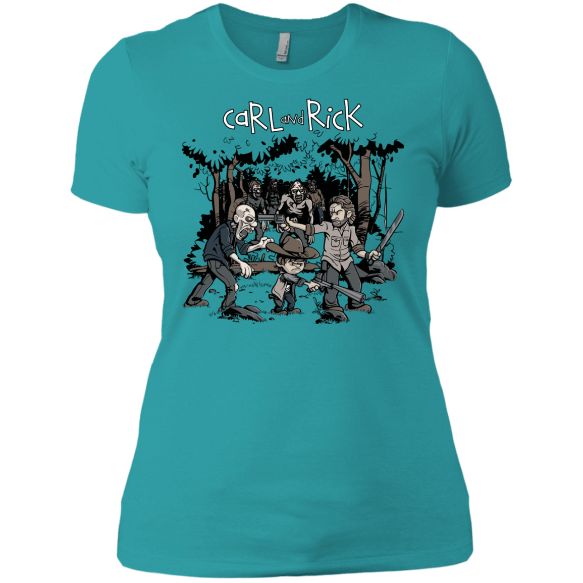 T-Shirts Tahiti Blue / X-Small Carl & Rick Women's Premium T-Shirt