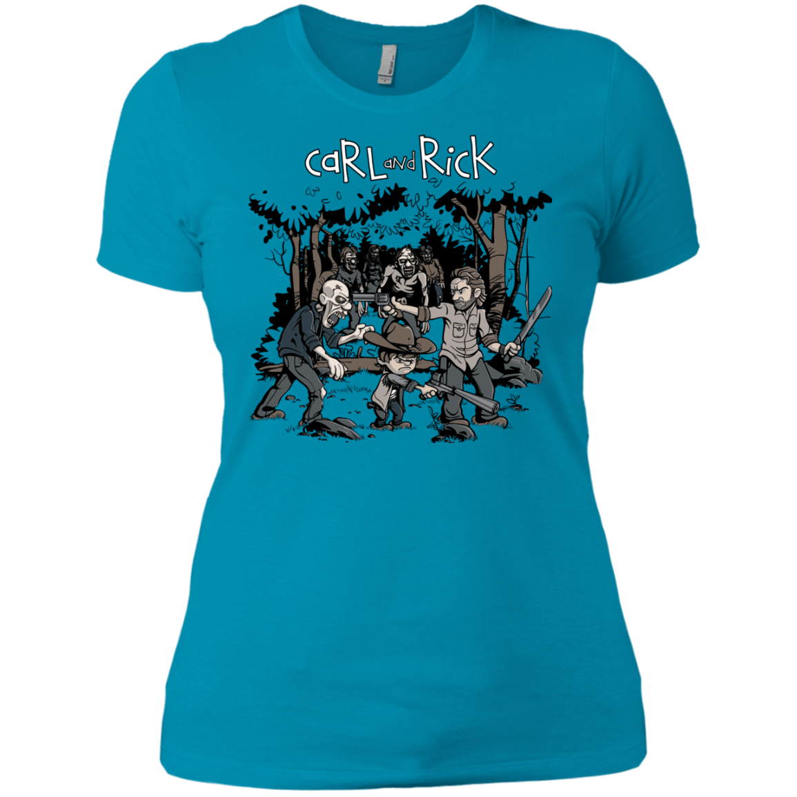 T-Shirts Turquoise / X-Small Carl & Rick Women's Premium T-Shirt