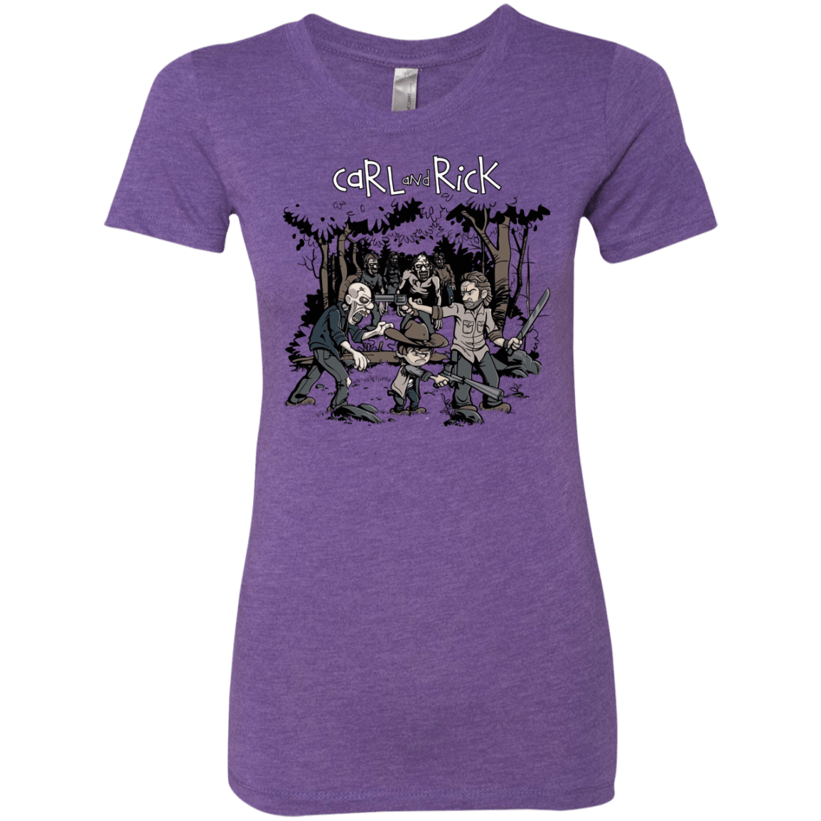 T-Shirts Purple Rush / Small Carl & Rick Women's Triblend T-Shirt