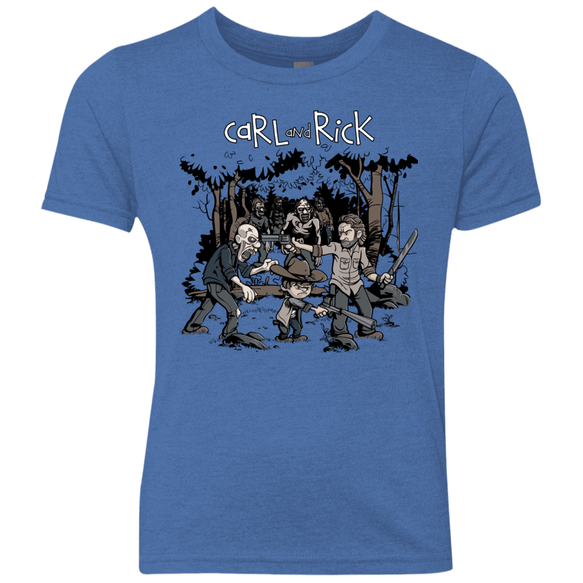 T-Shirts Vintage Royal / YXS Carl & Rick Youth Triblend T-Shirt