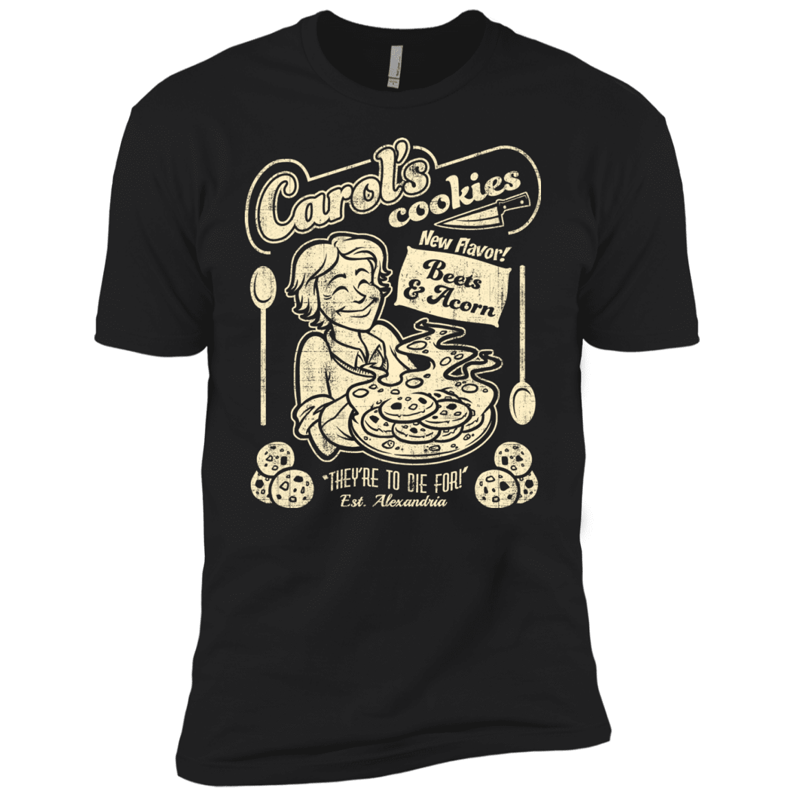 T-Shirts Black / YXS Carols Cookies Boys Premium T-Shirt