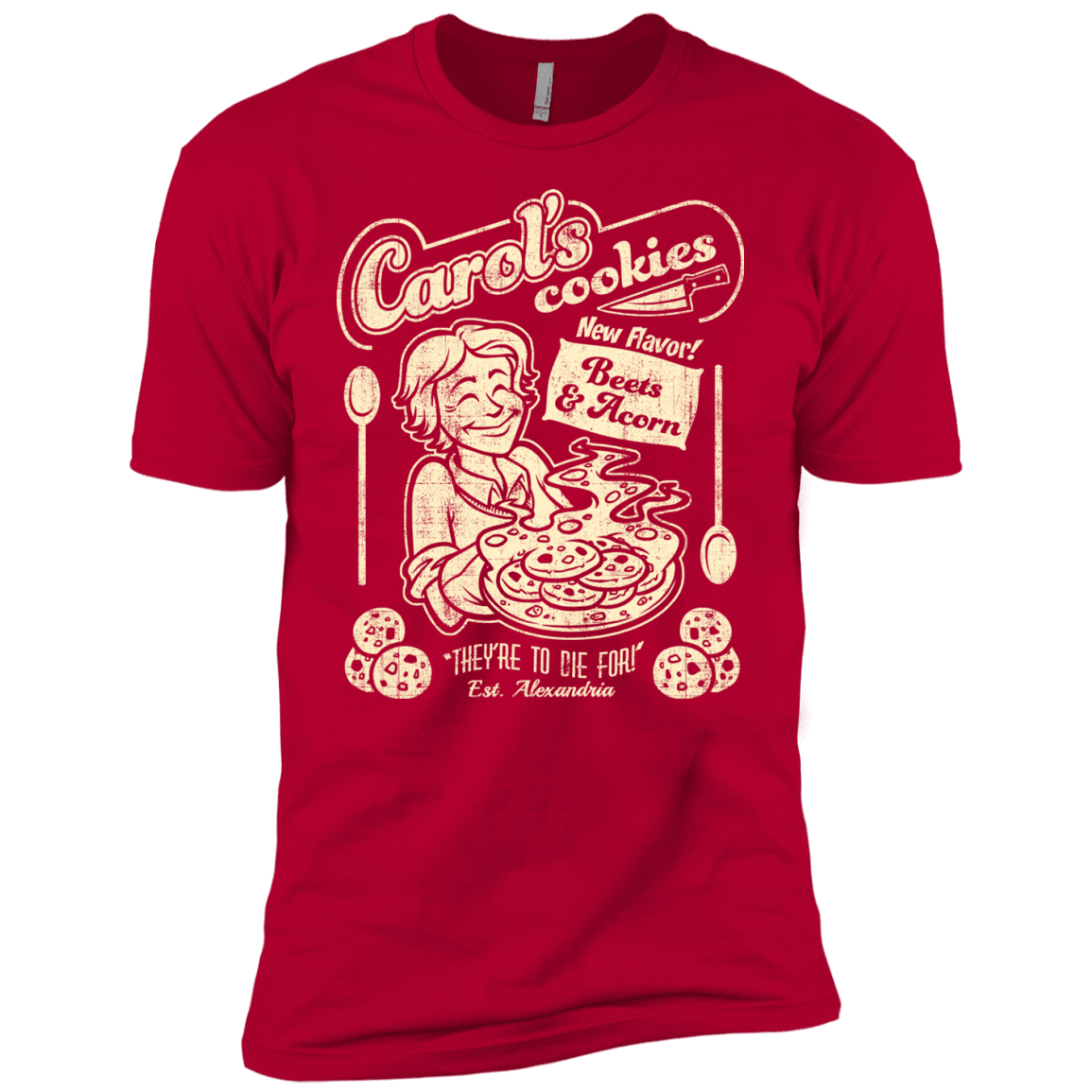 T-Shirts Red / YXS Carols Cookies Boys Premium T-Shirt
