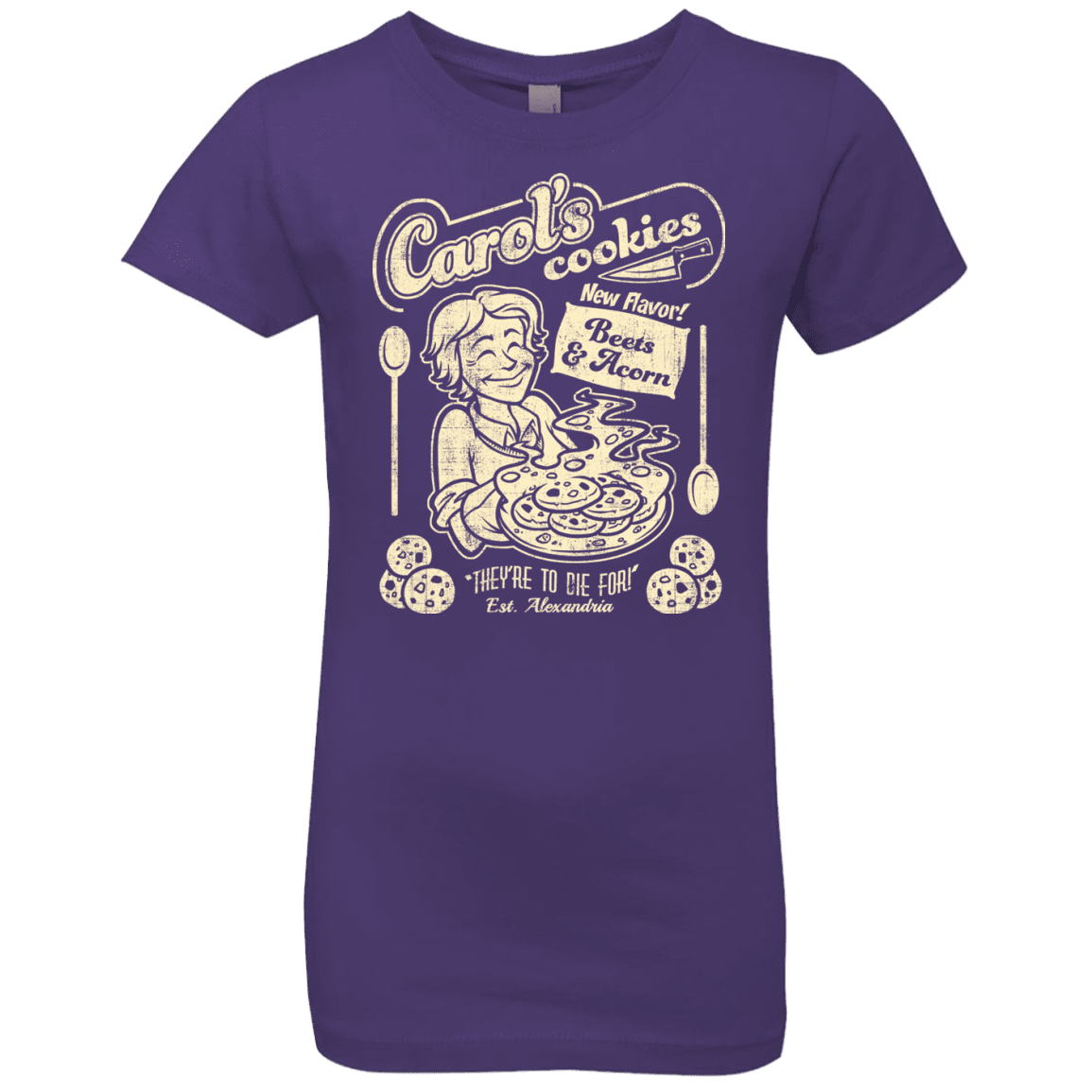 T-Shirts Purple Rush / YXS Carols Cookies Girls Premium T-Shirt