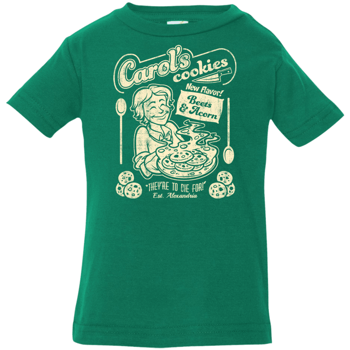 T-Shirts Kelly / 6 Months Carols Cookies Infant Premium T-Shirt